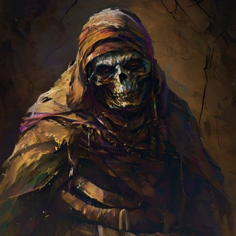 Mummy Lord — fantasy monster illustration