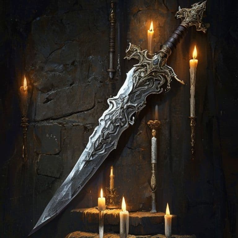 Emperor’s Blade — fantasy item illustration. Emperor’s Blade is a magic item (weapon) of very rare rarity.