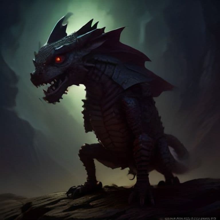 Kobold, Drake Rider — fantasy monster illustration. Kobold, Drake Rider is a small humanoid (Challenge Rating 3).