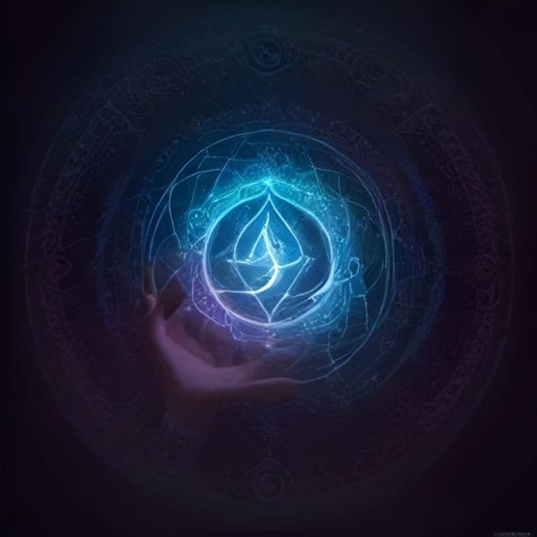 Divination — fantasy spell effect illustration. Divination is a 4th-level divination available to Cleric, Warlock.