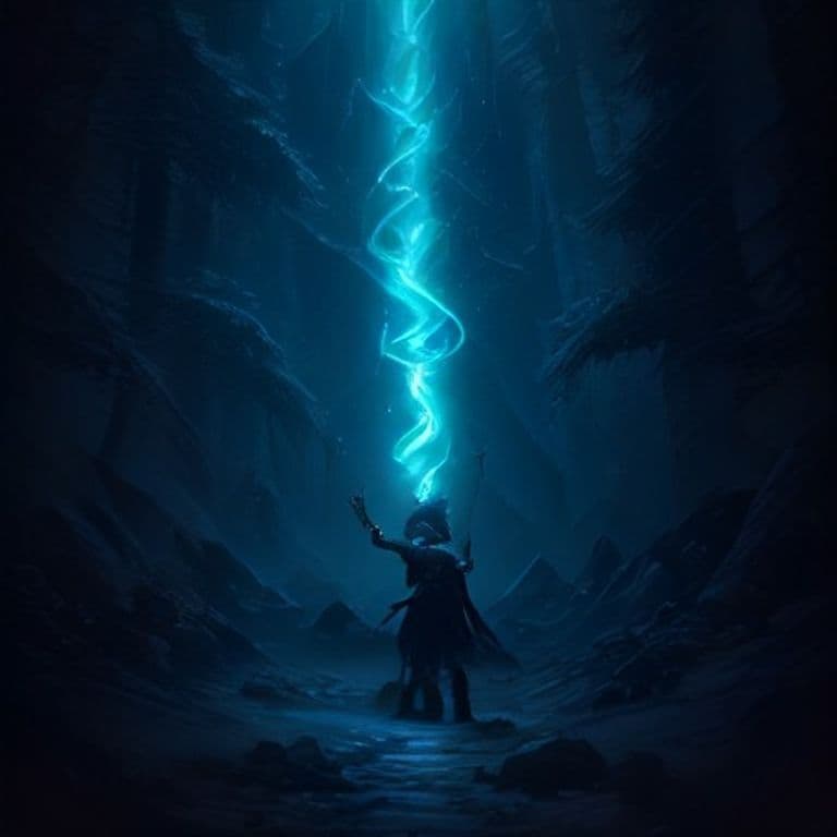 Creeping Ice — fantasy spell effect illustration. Creeping Ice is a 2nd-level conjuration available to Druid, Ranger, Sorcerer, Warlock, Wizard.