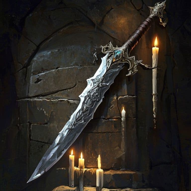 Nine Lives Stealer — fantasy item illustration