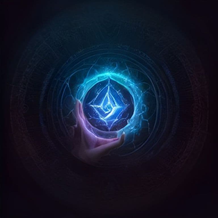 Ring Ward — fantasy spell effect illustration. Ring Ward is a 7th-level abjuration available to Sorcerer, Warlock, Wizard.