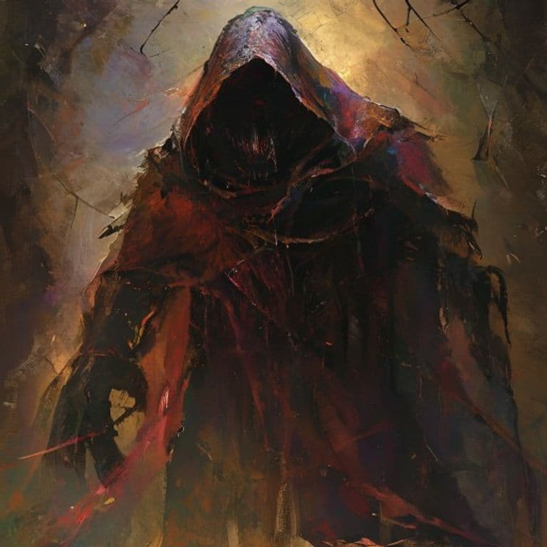 Cloaker — fantasy monster illustration. Cloaker is a large aberration (Challenge Rating 8).