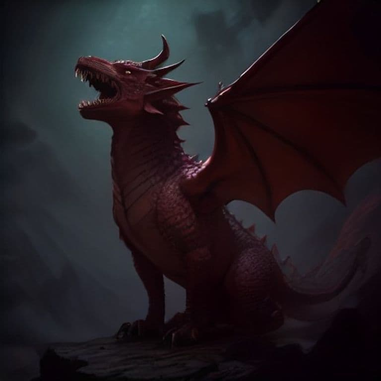 Red Dragon Wyrmling — fantasy monster illustration. Red Dragon Wyrmling is a medium dragon (Challenge Rating 4).