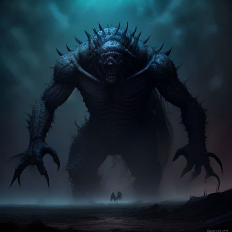 Windy Wailer — fantasy monster illustration. Windy Wailer is a large undead (Challenge Rating 5).