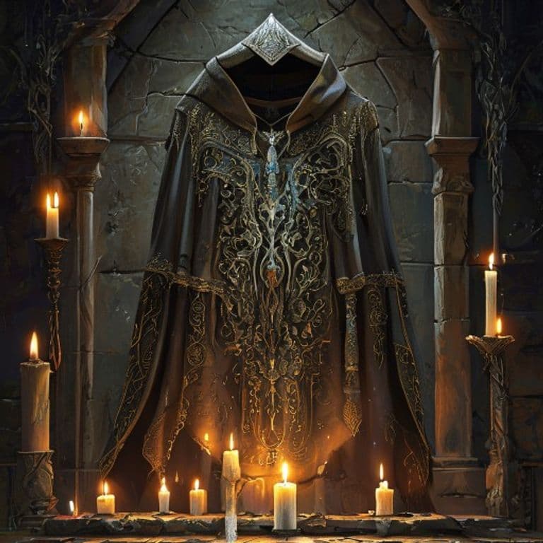 Cloak of Coagulation — fantasy item illustration. Cloak of Coagulation is a magic item (wondrous item) of uncommon rarity.