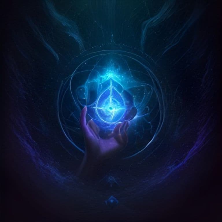 Harmonic Resonance — fantasy spell effect illustration. Harmonic Resonance is a 1st-level abjuration available to Bard.