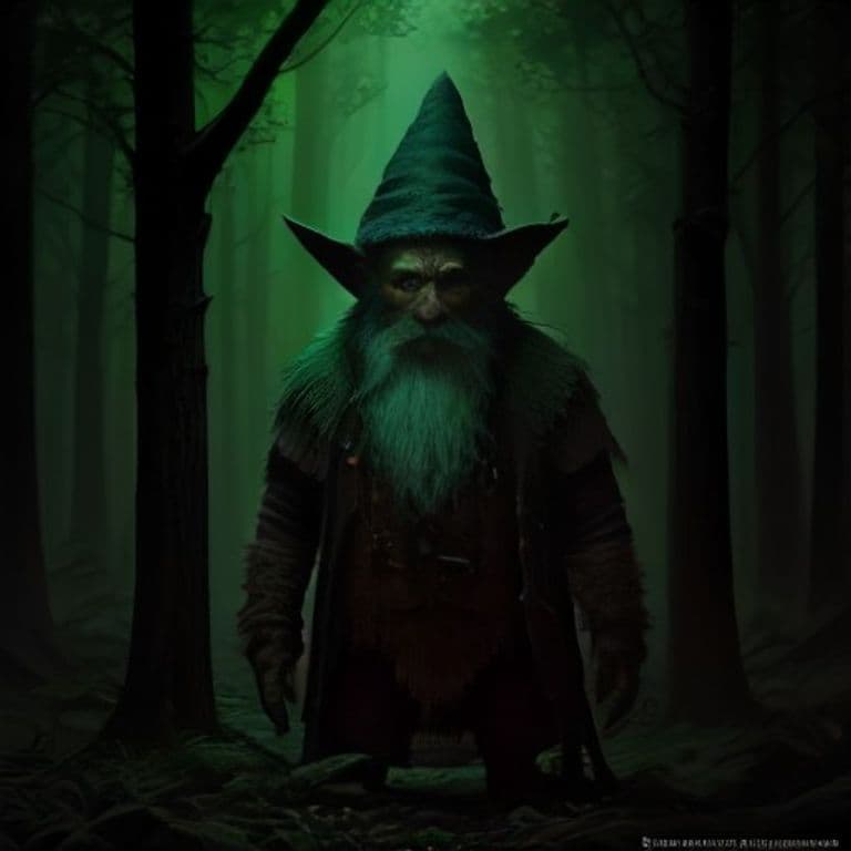 Forest Gnome Scout — fantasy monster illustration. Forest Gnome Scout is a medium humanoid (Challenge Rating 1/2).