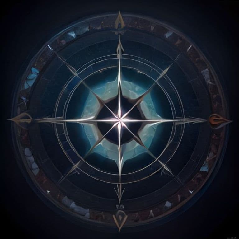 Breeze Compass — fantasy spell effect illustration. Breeze Compass is a 3rd-level divination available to Druid, Wizard.