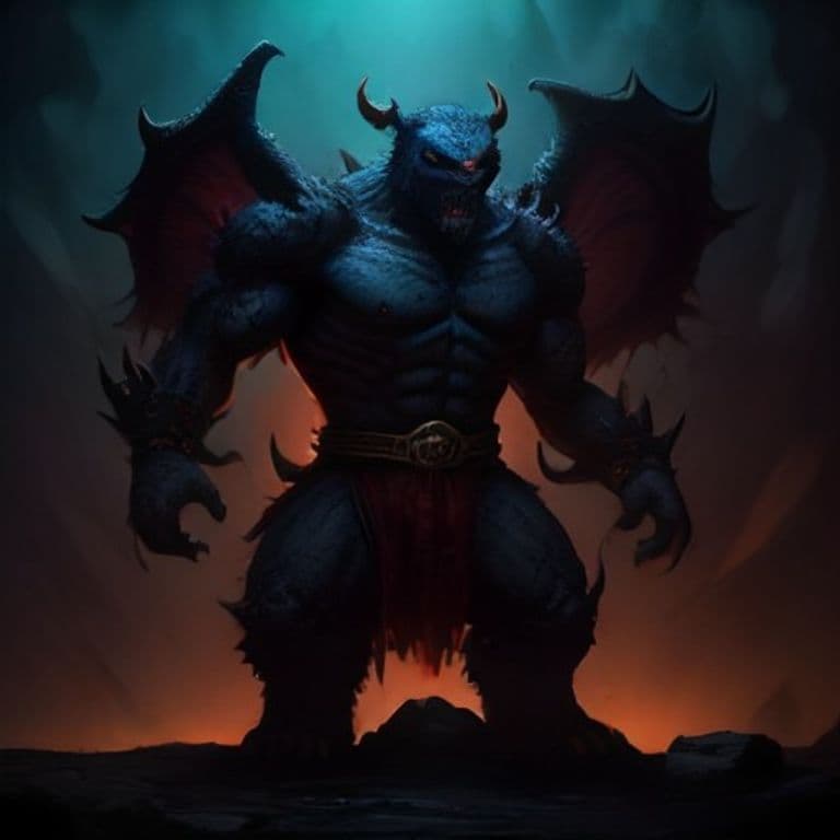 Pixiu — fantasy monster illustration. Pixiu is a large monstrosity (Challenge Rating 6).