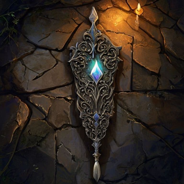 Borrower’s Bookmark — fantasy item illustration. Borrower’s Bookmark is a magic item (wondrous item) of common rarity.