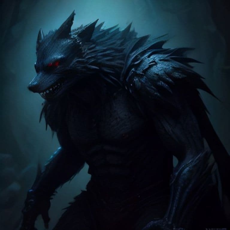 Lycanthrope, Werecrocodile — fantasy monster illustration. Lycanthrope, Werecrocodile is a medium humanoid (Challenge Rating 3).