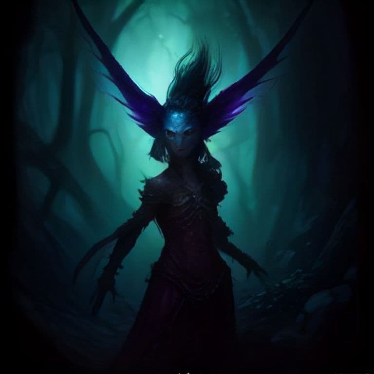Aridni — fantasy monster illustration