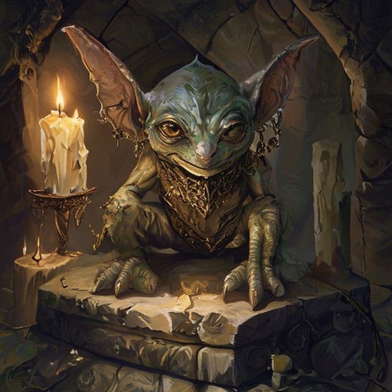 Finder Gremlin — fantasy item illustration