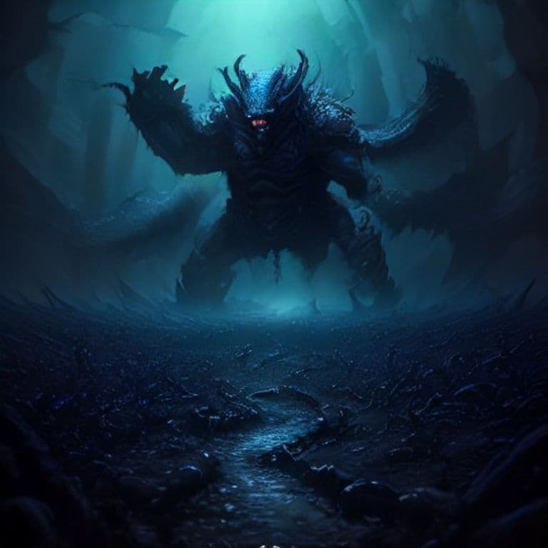 Leech Swarm — fantasy monster illustration. Leech Swarm is a medium beast (Challenge Rating 2).