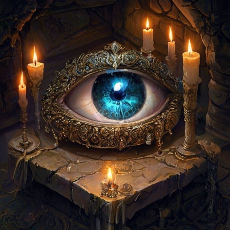 Focusing Eye — fantasy item illustration