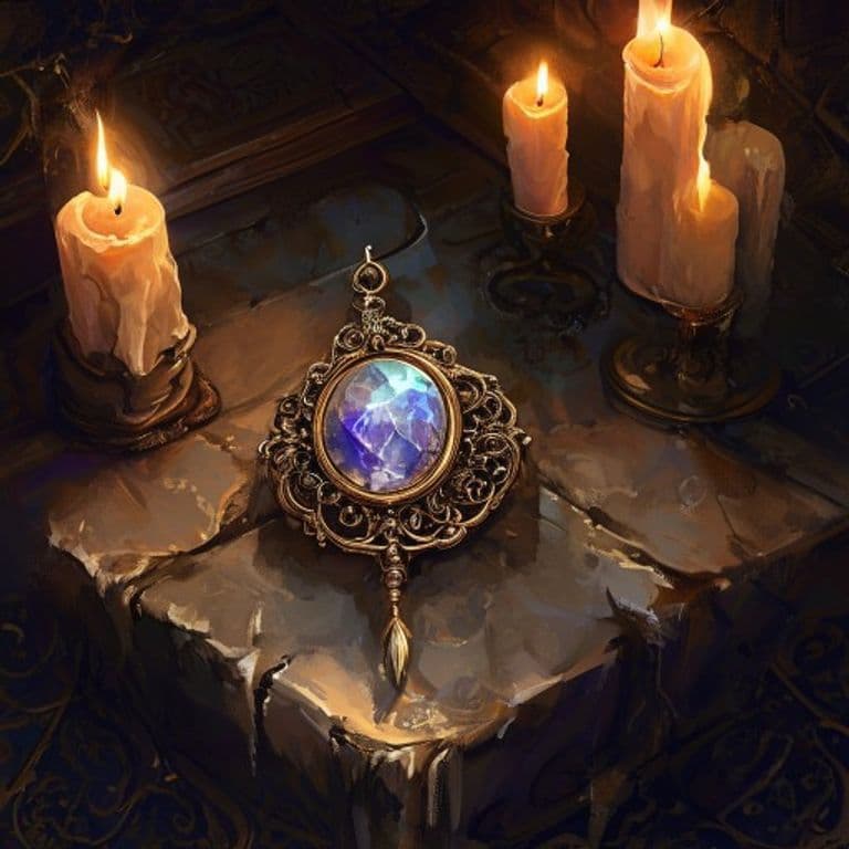 Gossip Earring — fantasy item illustration