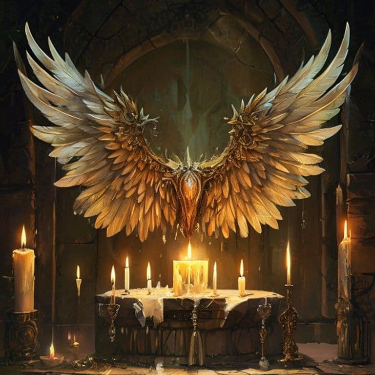 Amber Wings — fantasy item illustration