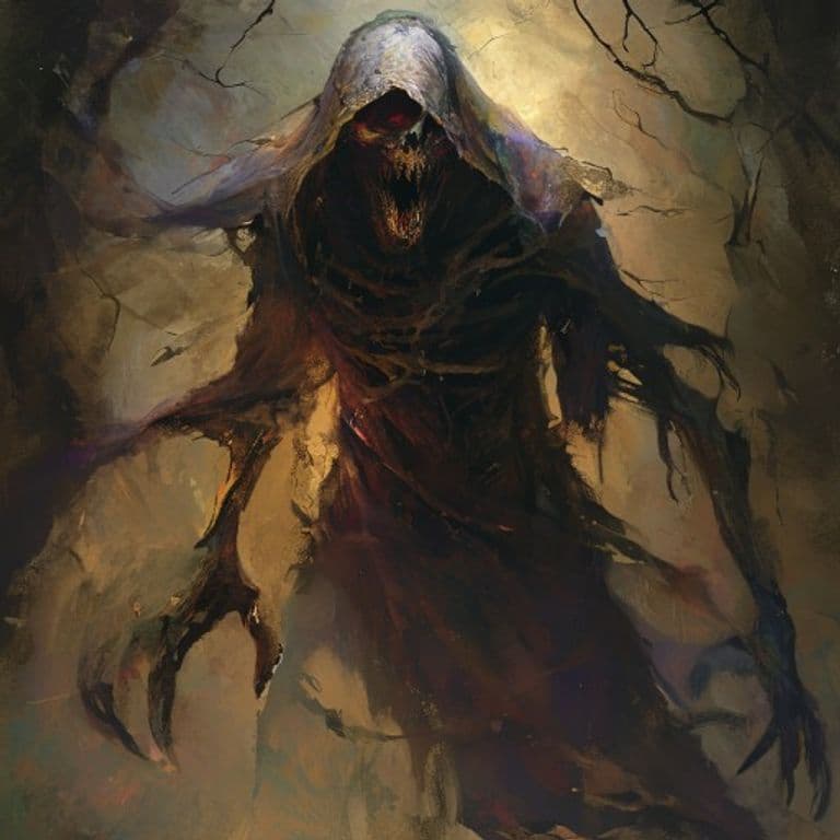 Wraith — fantasy monster illustration