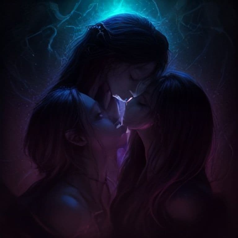 Kiss of the Succubus — fantasy spell effect illustration. Kiss of the Succubus is a 5th-level necromancy available to Bard, Cleric, Sorcerer, Warlock, Wizard.