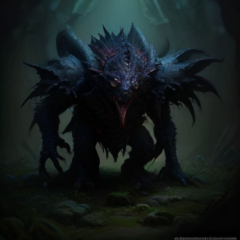 Shrieker — fantasy monster illustration. Shrieker is a medium plant (Challenge Rating 0).