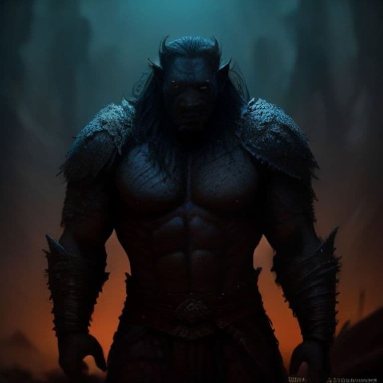Warhordling Orc Warrior — fantasy monster illustration. Warhordling Orc Warrior is a medium humanoid (Challenge Rating 1/4).