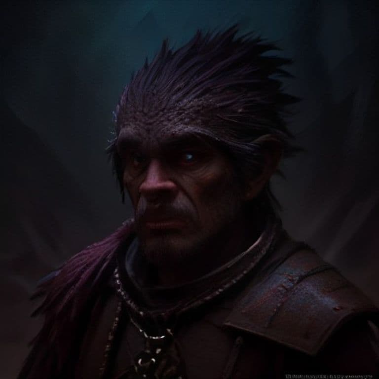 Chieftain — fantasy monster illustration. Chieftain is a small humanoid (Challenge Rating 5).