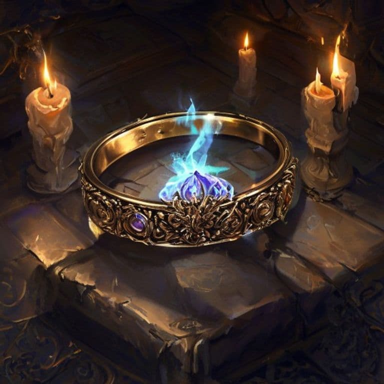 Ring of Free Action — fantasy item illustration