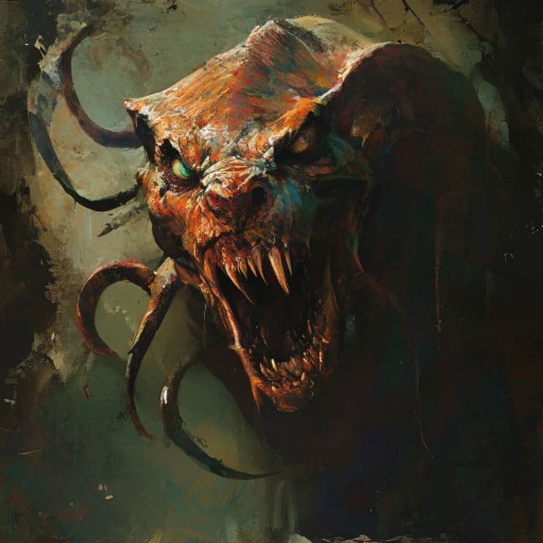 Lamia — fantasy monster illustration