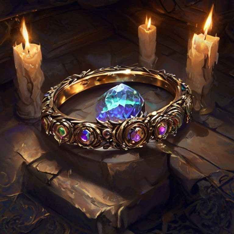 Glamour Rings — fantasy item illustration