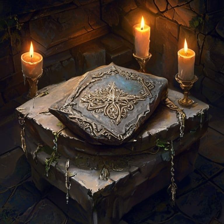 Whetstone of Tudwal Tudglyd — fantasy item illustration