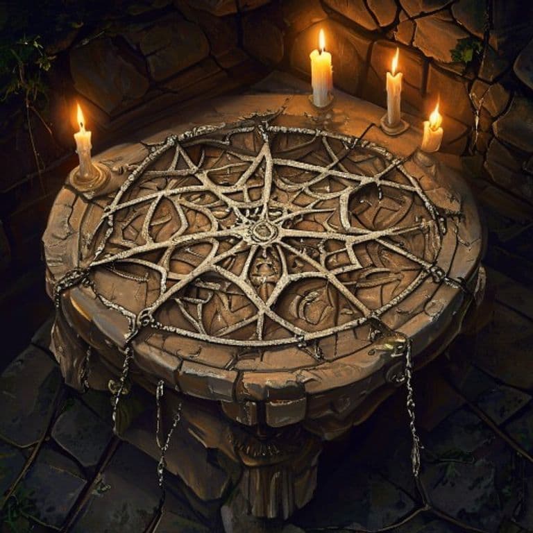 Absurdist Web — fantasy item illustration