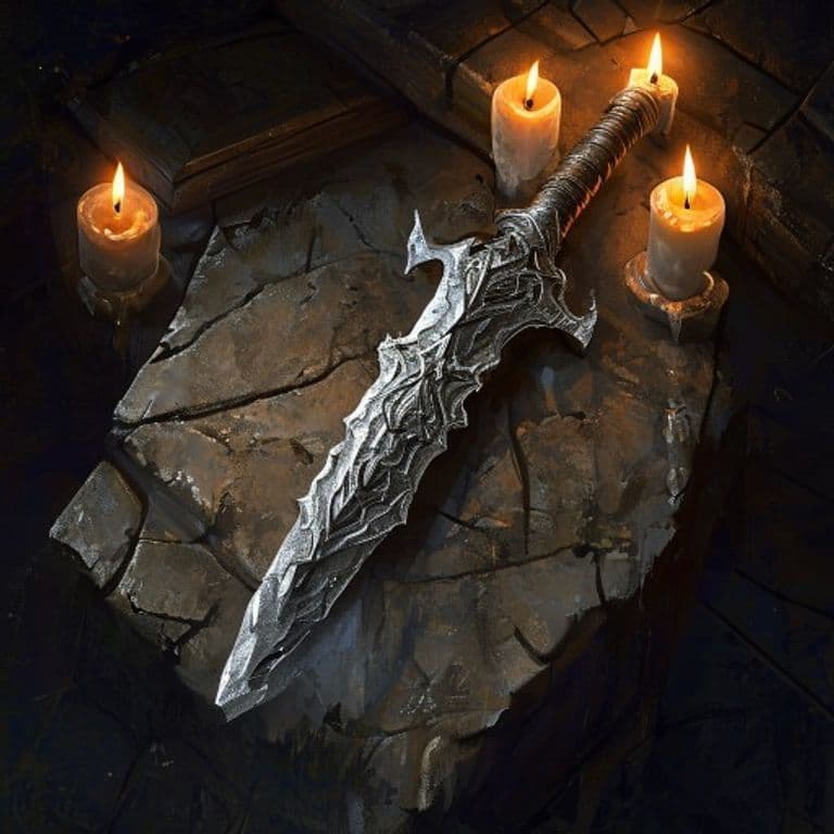 Weapon +1 — fantasy item illustration