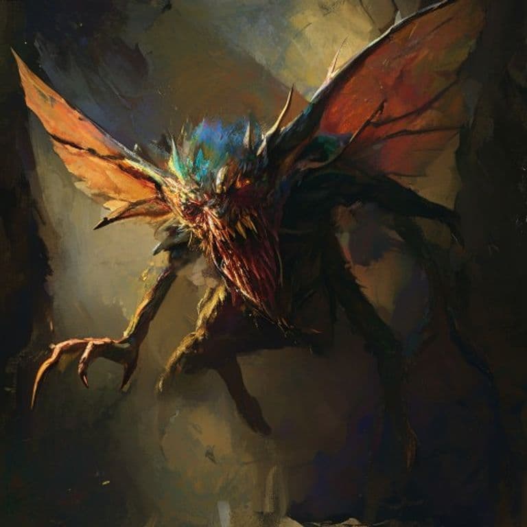Kallikantzaros — fantasy monster illustration