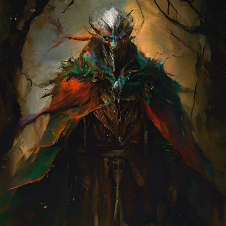 Lord of the Hunt — fantasy monster illustration