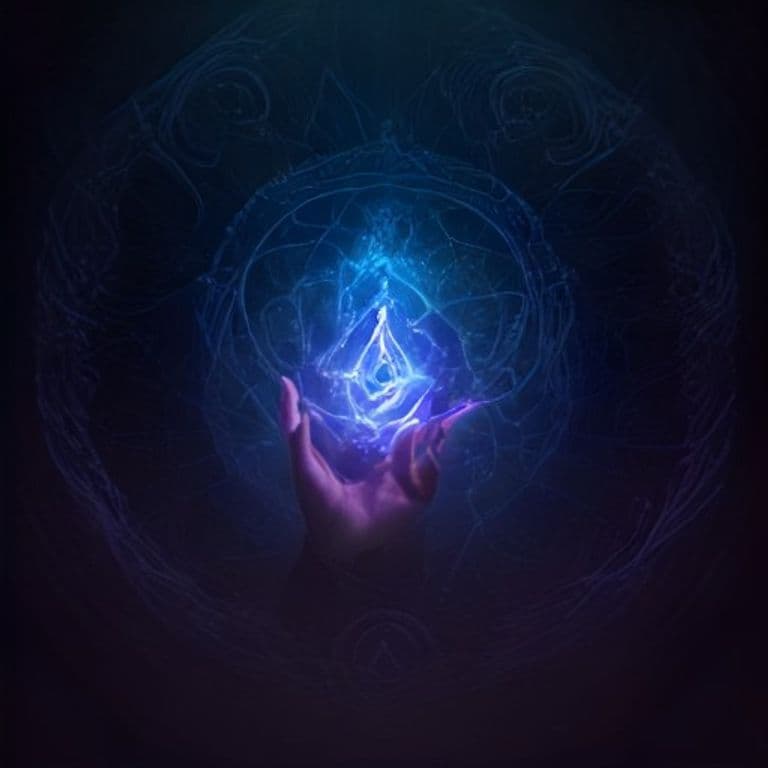 Unseen Servant — fantasy spell effect illustration. Unseen Servant is a 1st-level conjuration available to Bard, Warlock, Wizard.