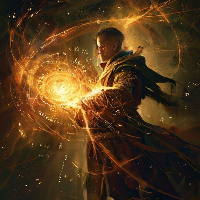 Bane — fantasy spell effect illustration