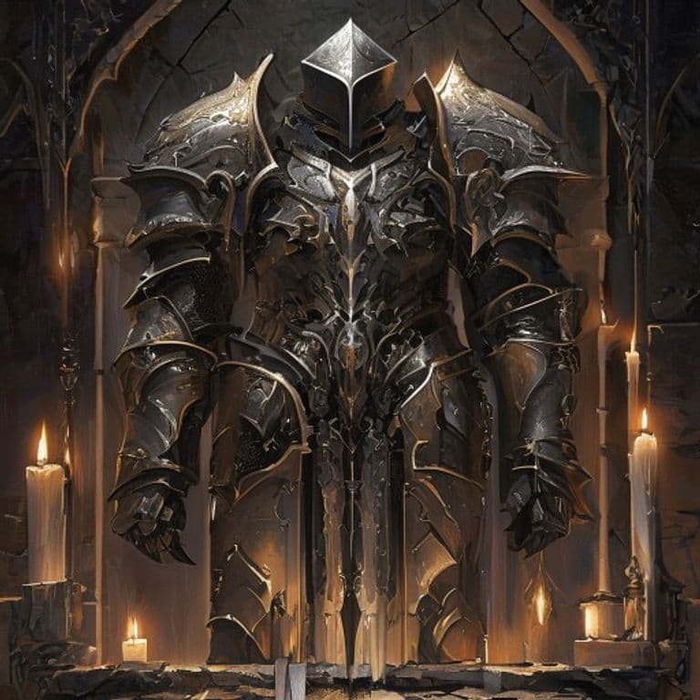 Fellforged Armor — fantasy item illustration
