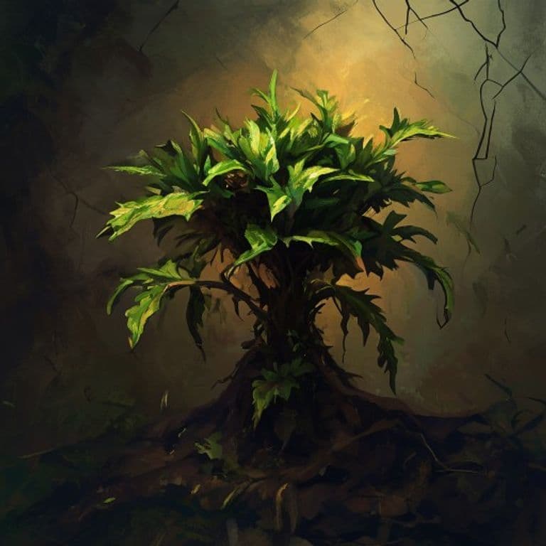 Awakened Shrub — fantasy monster illustration
