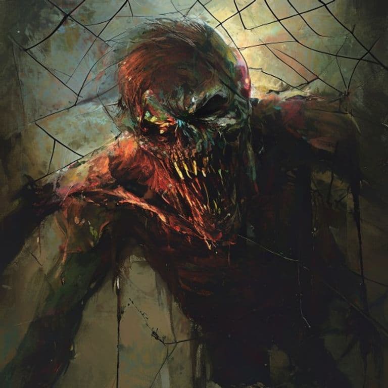 Web Zombie — fantasy monster illustration