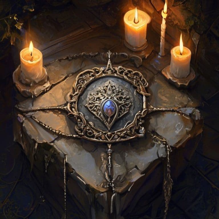 Tailor's Clasp — fantasy item illustration