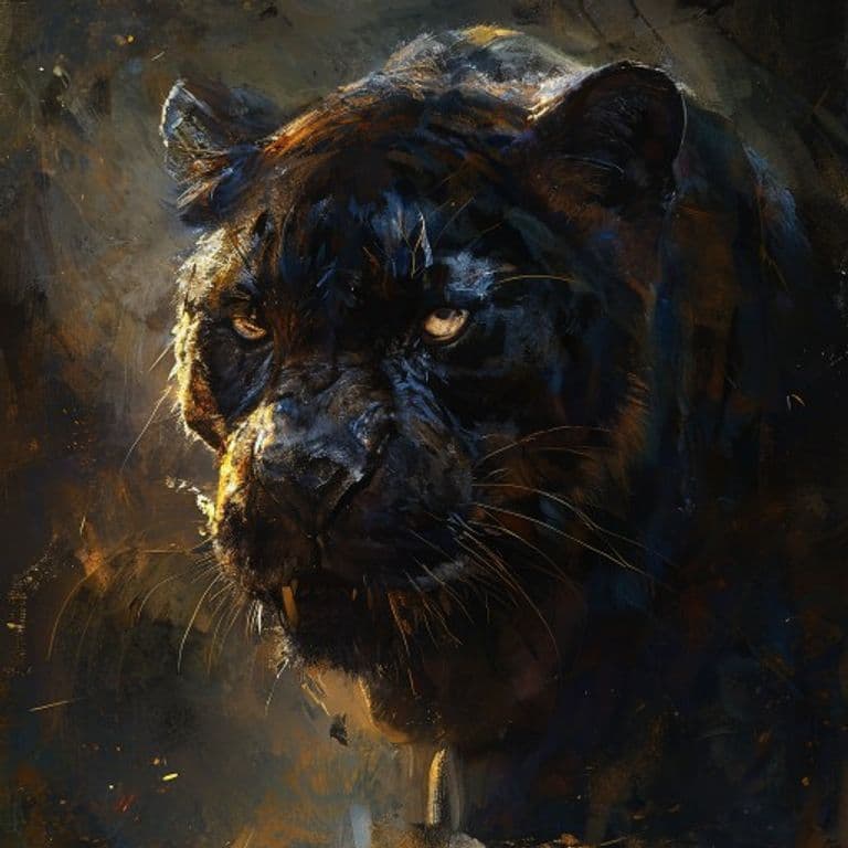 Panther — fantasy monster illustration