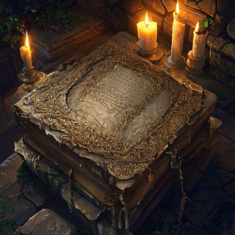 Recording Book — fantasy item illustration