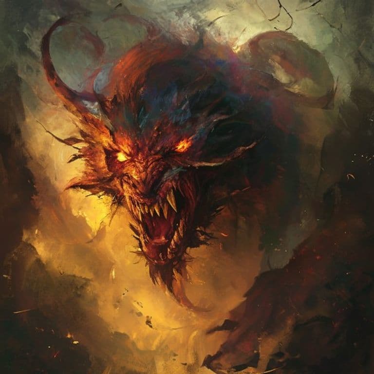Wild Sirocco — fantasy monster illustration