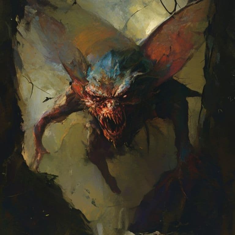 Hinderling — fantasy monster illustration
