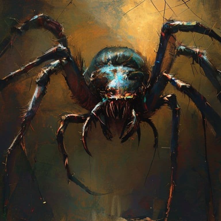 Spider, Giant — fantasy monster illustration