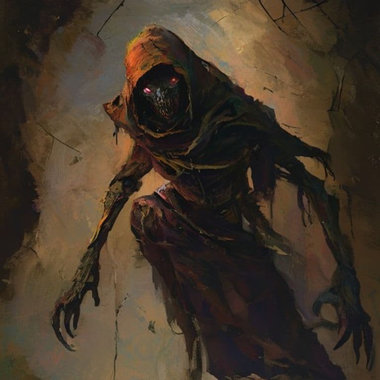 Corpse Thief — fantasy monster illustration