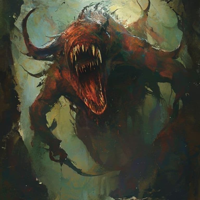 Merrow — fantasy monster illustration