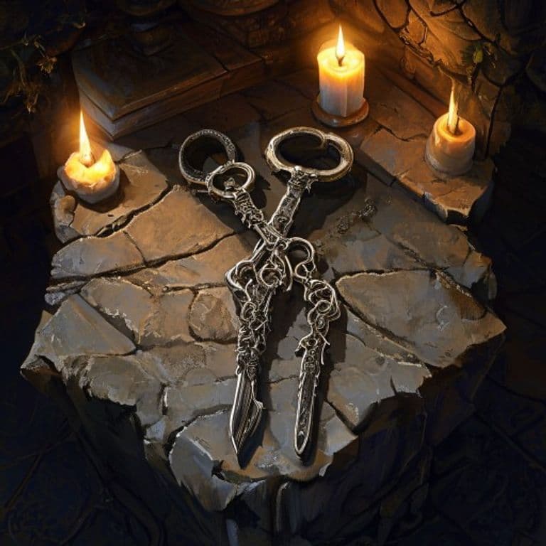 Lockpicks of Memory — fantasy item illustration